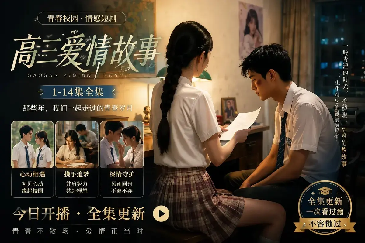 《高三爱情故事》黄果魔改AI短剧系列蓝光修复中字版高清全集在线观看 - 全程高能无尿点免费观看 - 资源直链零卡顿