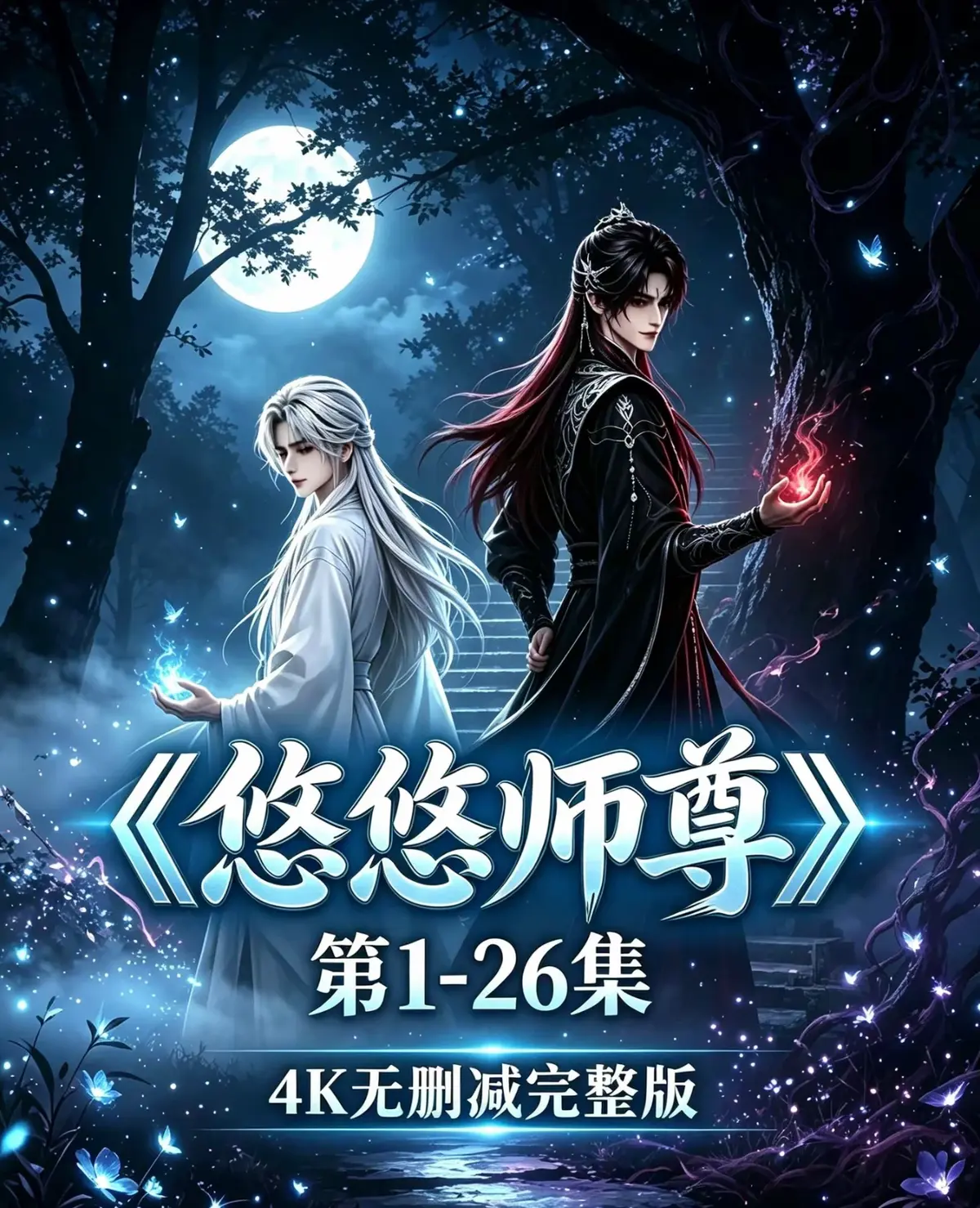 《悠悠师尊》双男主AI短剧免费观看-疯批逆徒缠清冷师尊双向救赎-穿书师尊×黑化魔尊全26集在线观看-悠悠师尊漫剧